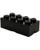LEGO - BOITE DE RANGEMENT - 8 plots - Noir