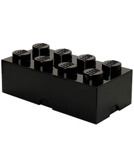 LEGO - STORAGE BOX - 8 studs - Black