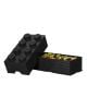 LEGO - BOITE DE RANGEMENT - 8 plots - Noir