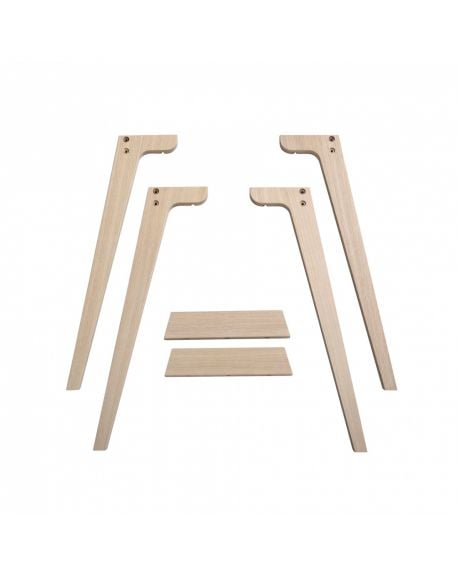 Oliver Furniture - Pied de bureau Wood - 66 cm