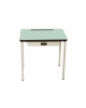 LES GAMBETTES REGINE - Vintage Design school desk for kids 2-7 y.o. - Mint green