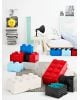 LEGO - BOITE DE RANGEMENT - 1 plot / rouge