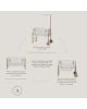 Oliver Furniture - Lit bébé Multi-fonction - Cododo Berceau et Banc - Kit de conversion compris