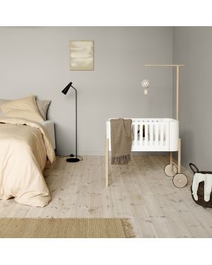 Oliver Furniture - Wood Holder For Bed canopy & Mobile, Oak for Multi-function Baby Bed - Co-Sleeper, Cradle