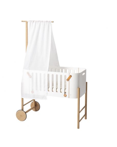 Oliver Furniture - WOOD HOLDER FOR BED CANOPY & MOBILE, OAK for Multi-function Baby Bed - Co-Sleeper, Cradle