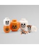 LEGO - BOITE DE RANGEMENT - Tête Hallowenn - Citrouille ou Squelette - 2 tailles