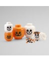 LEGO - BOITE DE RANGEMENT - Tête Hallowenn - Citrouille ou Squelette - 2 tailles