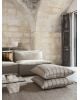 Ferm LIVING - Calm Cushion 80x80 cm - Camel/Black