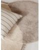 FERM LIVING - Coussin - Calm Cushion 80x80 cm - Camel/Noir