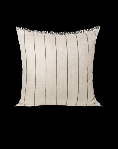 Ferm LIVING - Calm Cushion 80x80 cm - Camel/Black
