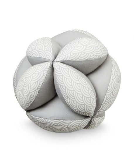CAM CAM COPENHAGEN - Organic Cotton Baby Grab Ball - Grey Wave