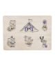 BLOOMINGVILLE - Voiturettes en Bois - Pack de 6