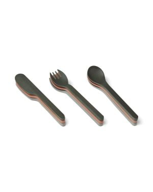 Liewood - Couverts Frederikke - lot de 9 - Vert
