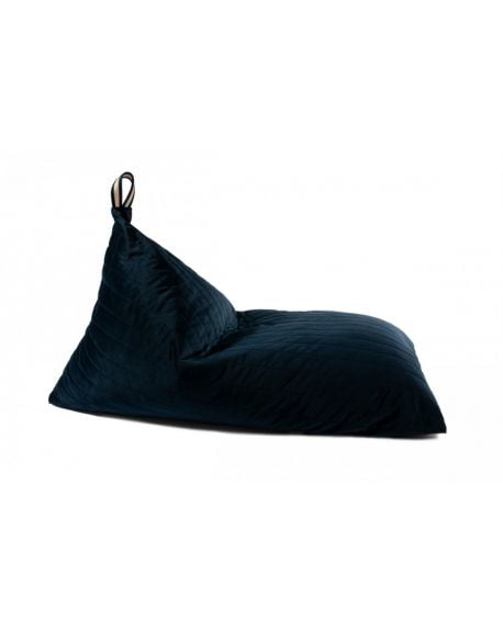 Nobodinoz - Essaouira velvet beanbag - farniente yellow