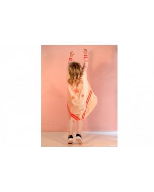 Déguisement de Superhéro en eco-velvet bloom pink