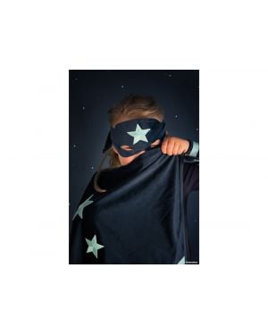 Nobodinoz - Superhero eco-velvet costume bloom pink