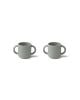 Liewood - Gene Silicone Cup 2 Pack - Rabbit dove blue