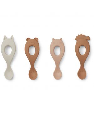 Liewood - Liva silicone spoon 4-pack