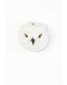 WILD & SOFT - Trophée en peluche - Tête Harfang des neiges - Chloé
