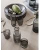 FERM LIVING - Verres à eau Ripple - Gris fumé - Pack de 4