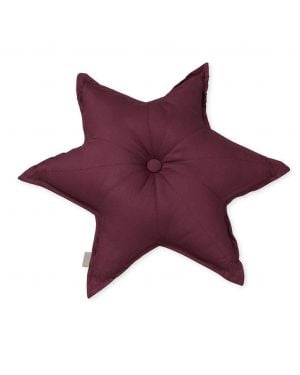 CAM CAM COPENHAGEN - Star Cushion - Bordeaux
