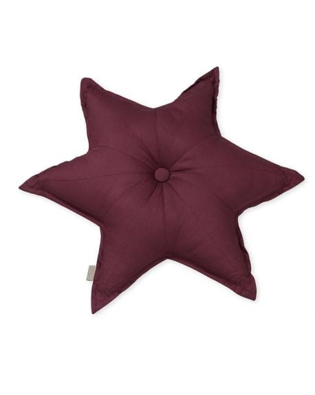 CAM CAM COPENHAGEN - Star Cushion - Bordeaux