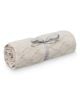 CAM CAM COPENHAGEN - Leaf Knit Blanket 80x100cm - GOTS - Sand