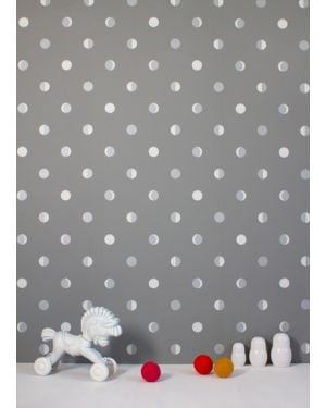 BARTSCH-PAPIER PEINT-Croissants de lune-Gris mistigri
