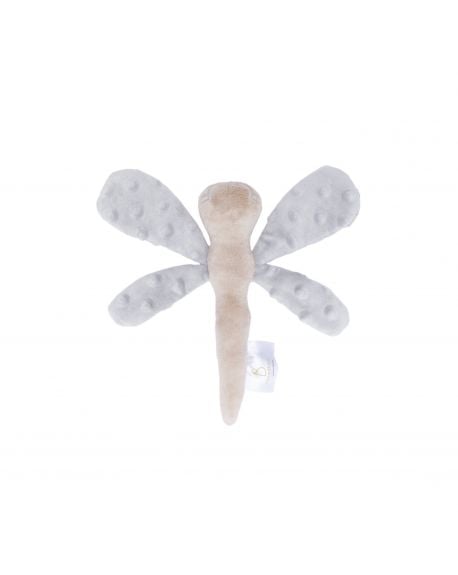 Elva Senses - Teddy Sensory Dragonfly Rattle Digby - Dune Ice blue