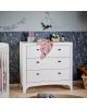 LEANDER - Commode Classic 3 tiroirs - blanche
