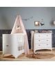 LEANDER - Commode Classic 3 tiroirs - blanche