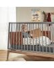 LEANDER Lit bébé 140x70 cm LUNA, Gris/Chêne
