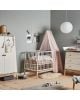LEANDER Flèche de lit bébé Linea/Luna, Chêne