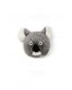 WILD & SOFT - Trophée en peluche - Tête de Koala - Noah
