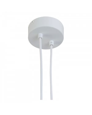 LA CASE DE COUSIN PAUL - Suspension simple - 2 Fils - blanc mat