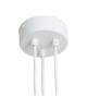 LA CASE DE COUSIN PAUL - Suspension simple - 3 Fils - blanc mat