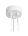 LA CASE DE COUSIN PAUL - Suspension simple - 3 Fils - blanc mat