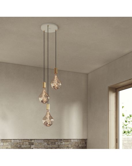 Tala - Ceiling plate without pendants, fitted for UK/EU usage