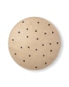 FERM LIVING - Tapis en jute - Triangle noir