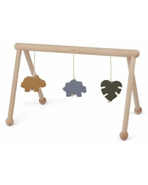 Liewood - Arche d'éveil Ernie en bois avec jouets - Dino mix