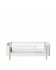 Oliver Furniture - Lit Wood Mini+ junior - 68x162 cm - Blanc/Chêne