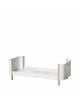 Oliver Furniture - Lit Wood Mini+ junior - 68x162 cm - Blanc/Chêne