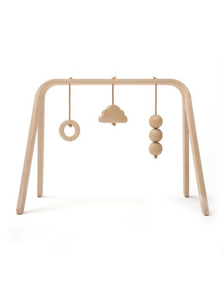 CHARLIE CRANE - Play Arch with toys - wood