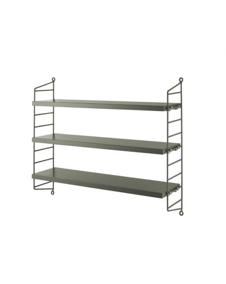 STRING POCKET-ETAGERES MURALES-Sable