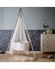 LEANDER- Lot de 2 draps housse - 60 x 120 cm - Blanc