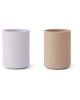 Liewood - Gene Silicone Cup 2 Pack - Cat dark rose