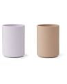 Liewood - 2 Gobelets Ethan - Silicone - Chat