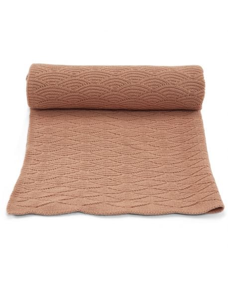 Konges Sløjd - Couverture Pointelle - Blanc cassé - 100x70 cm