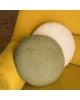 MUSKHANE-Coussin Smarties gris clair en feutre
