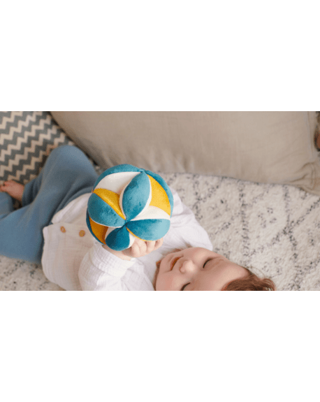 Elva Senses - Montessori Ball Dark Teal/Mustard